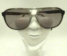 Vintage Silver Dollar Vanguard Gray Gradient Pilot Sunglasses FRAMES ONLY
