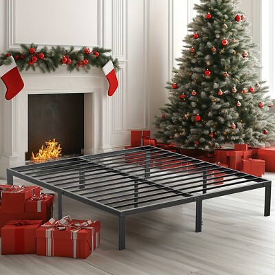 Premium Steel Bed Frame - Sturdy, Spacious & Long-Lasting for All Bed Sizes