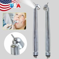 NEW Dental LED 45 Degree Surgical High Speed Handpiece Push Button 4Hole