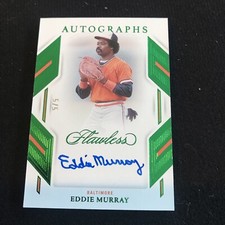 2023 Flawless Eddie Murray Emerald Auto #FA-EM Autograph #5/5
