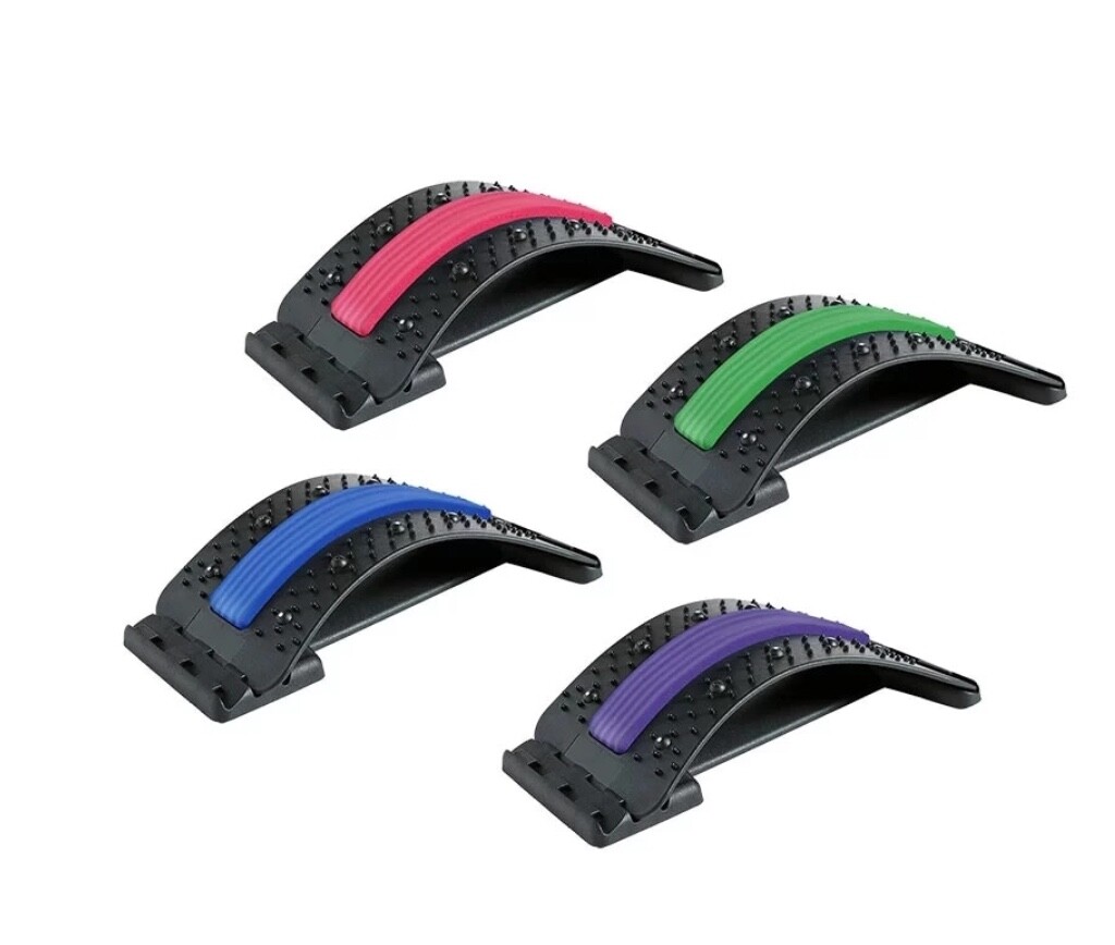 Correcteur de posture et civière d'étirement dorsal réglable en mousse EVA pour relaxation
