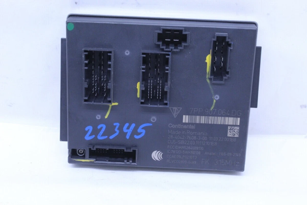 2011 Porsche Cayenne Body Control Module BCM Front | eBay
