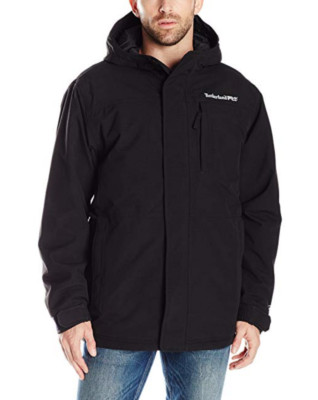 Timberland PRO X6501 Men Jet Black Split System Waterproof Insulated Jacket Sz M
