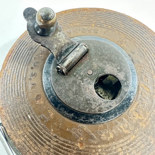 The Lufkin Rule Company Vintage Linen Tape Measure 50 Feet Large Numbers - Picture 5 of 13