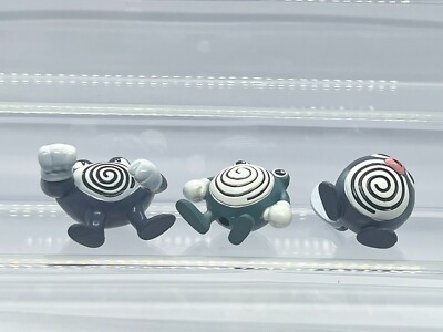 Pokemon Monster Collection Poliwrath Poliwhirl PoliwagFigure Tomy