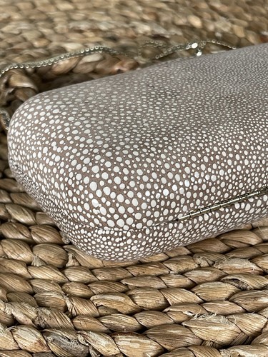 Vince Camuto Echtleder Clutch Tasche Abend Schultertasche - Bild 16 von 19