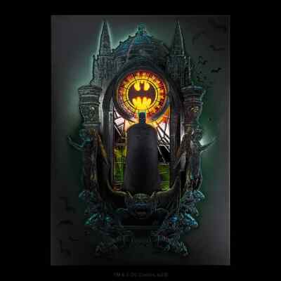  DISPLATE  LIMITED EDITION ?/1000 | DC COMICS  - BATMAN ON WATCH | NEU & OVP