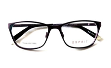 ESPRIT ET 17488 COLOR577 FLEX HINGE BROWN UNISEX EYEGLASSES FRAIMS 52-16-135