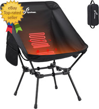 Heated Chairs Outdoor Sports: Heated Camping Chair with USB Plug  3 Heating Lev