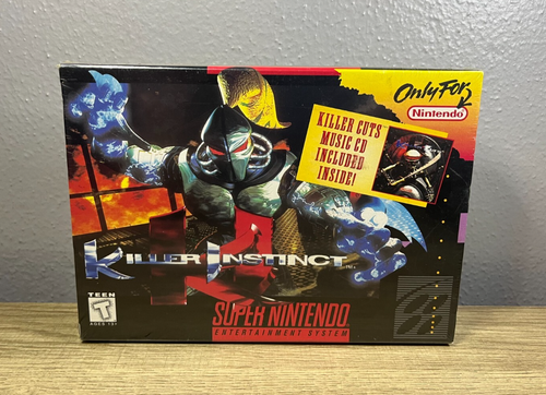 SNES - Super Nintendo - Killer Instinct - Factory Sealed Authentic V-Seam - New