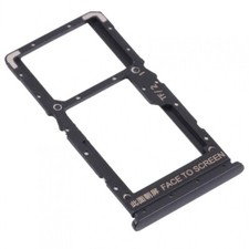SIM Tray For Xiaomi Poco X3 / NFC / Pro SD Card Adapter Replacement Black