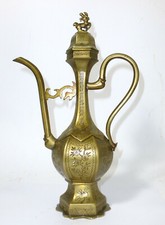 Bronze Kanne China Tibet 19 Jh.