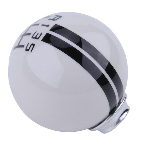 6 Speed Gear Shift Knob for Ford Mustang Shelby GT500 White Manual Shifter - Picture 6 of 7