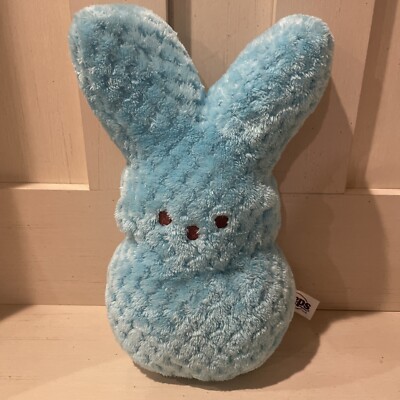 Just Born Peeps Plush Bunny Lights Up Blue 11'' Stuffed Animal Color Changing Toy
