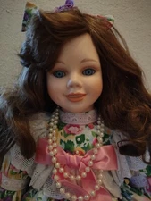 "Rita" 30" porcelain doll by Bette Jane Carter #24/500, 1993