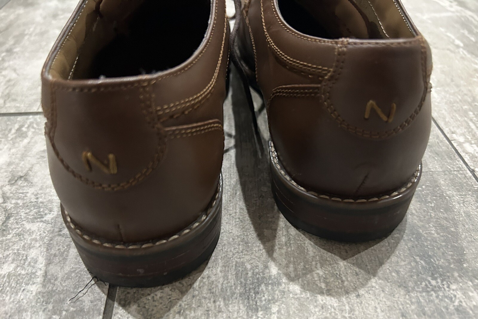 SAOLA Scarpe eleganti stringate Nunn Bush da uomo Baxter marrone #81086 221 taglia: 9