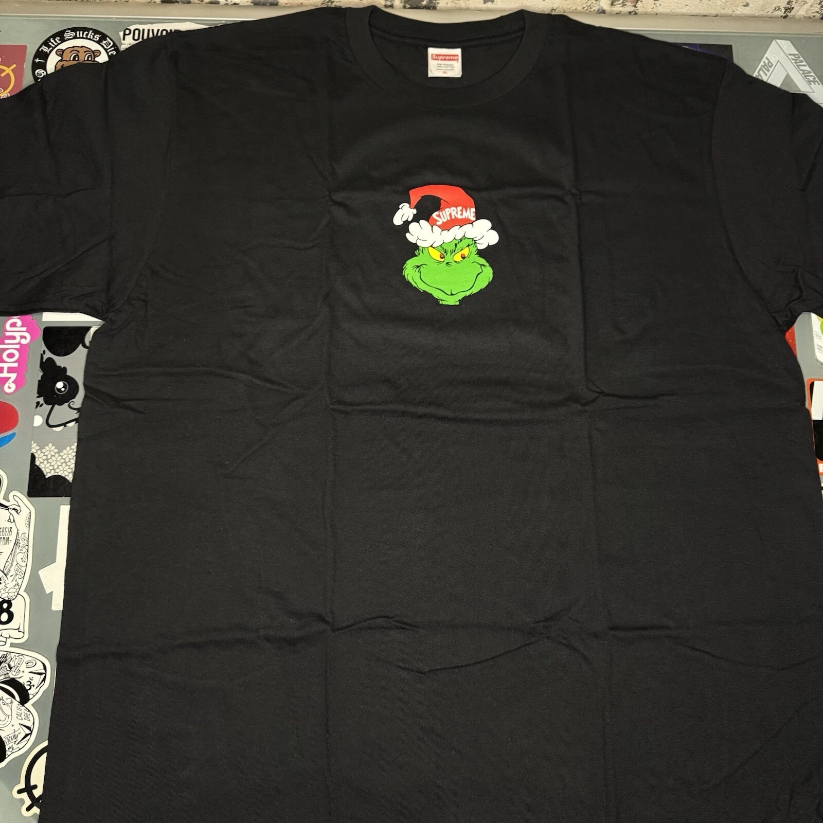 Tee shirt Supreme Grinch noir XLarge neuf