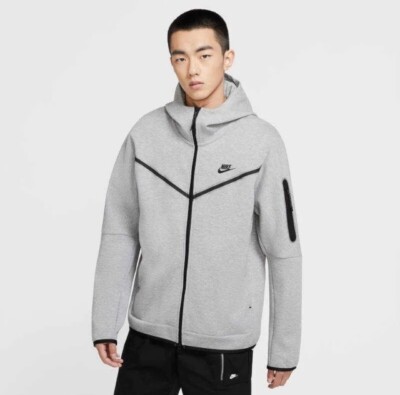 Nike Sportswear Tech Fleece Full-Zip Hoodie CU4489-063 Men s Size L-XL
