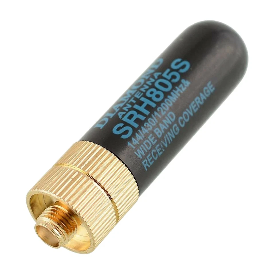 2X Antena Doble Banda Diamante SRH805S SMA-F Baofeng GT-3 UV-5R BF-888s Radioaficionado Foto 3 de 4