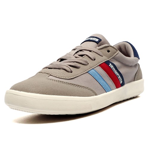 SALE - Lambretta Vulkan Mens Retro Casual Vintage Classic Sneakers Trainers Grey - Picture 2 of 5