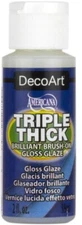 DecoArt Triple Thick Brilliant Brush-On Gloss Glaze 2 oz