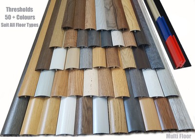 Qualität Mehrzweck Boden/Tür Schwellenstreifen 38mm x 0,90m riesige Farbpalette