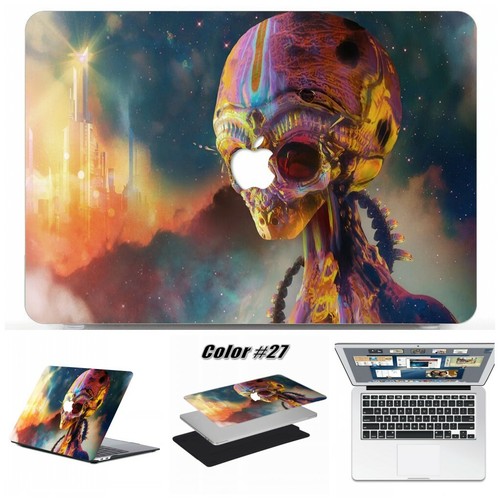 Cool Matte Halloween Night Scary Skull Rubberized Hard Case Cover Fr New Macbook - Picture 39 of 41