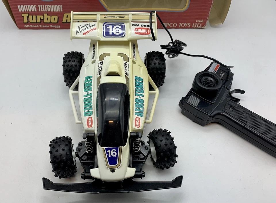 Nipco Toys Voiture Teleguidee Turbo Aero Off-Road Frame Buggy Anni 90’ No Nikko - Immagine 3 di 4