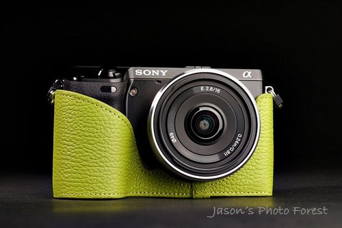 Handmade Real Half Leather Case Camera Case Camera bag for Sony NEX7 9 colors - Picture 2 of 10