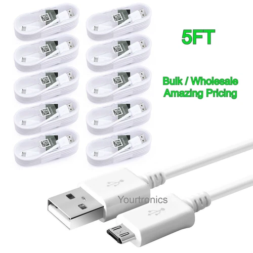 OEM Micro USB Fast Charge Cable Rapid Sync Cord Quick Charger Bulk Wholesale 5FT
