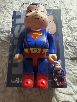 Superman (Batman: Hush Ver.) 100% + 400% Bearbrick Set by Medicom