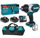 Makita 18V LXT Li-Ion Cordless High Torque Impact Wrench 1/2in (2x 5.0Ah) XWT08T