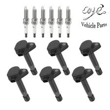 UF603 Ignition Coil and Spark Plug For 2010-2012 Acura MDX RL TL ZDX 3.7L V6