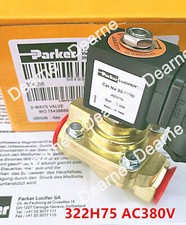 1pcs new PARKER Parker normally open solenoid valve 322H75 AC380V