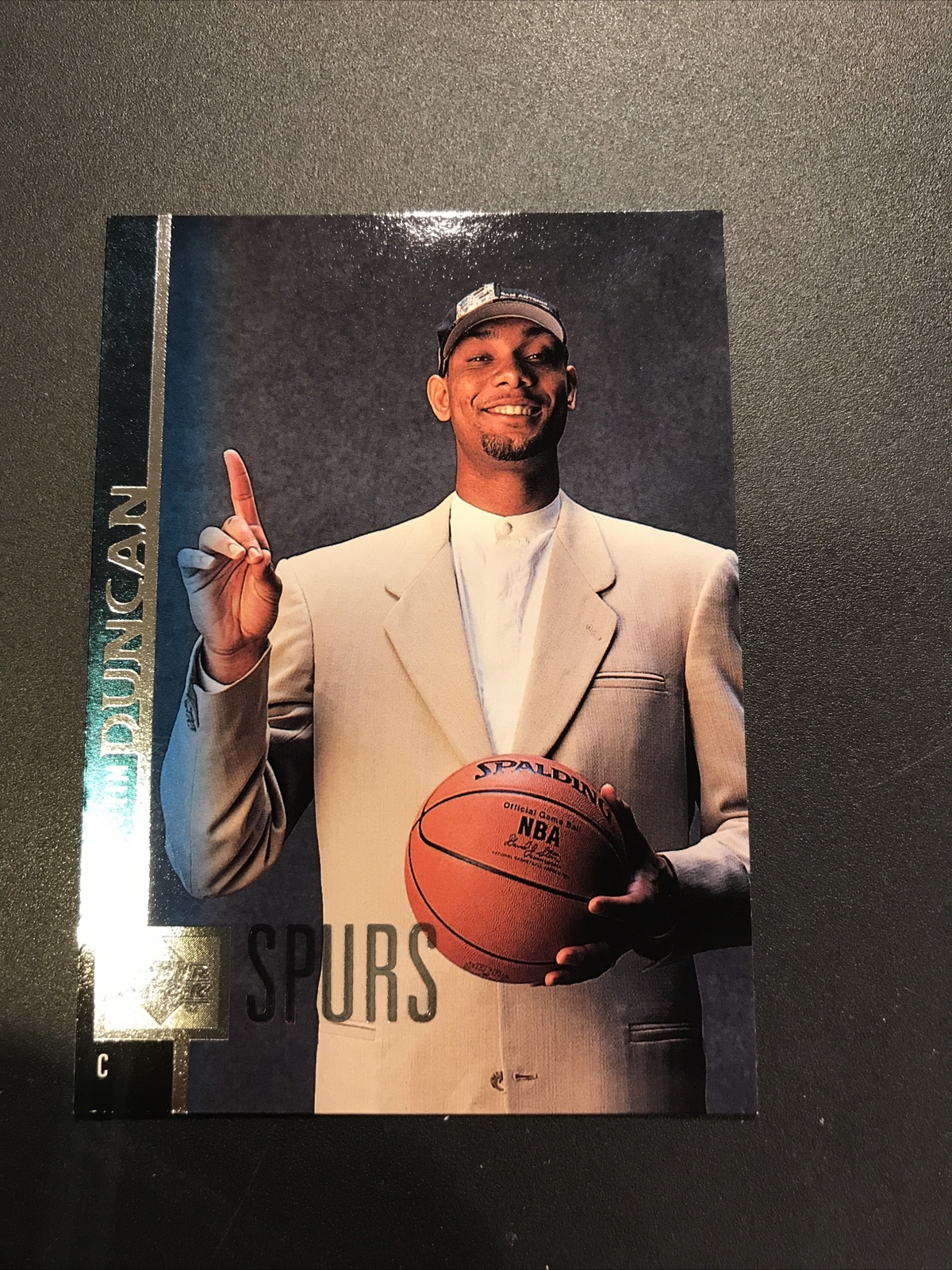 1997-98 Upper Deck Tim Duncan Rookie Card RC #114 Spurs B14