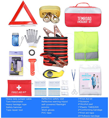 Buy Wholesale China Car Roadside Emergency Kit,auto Vehicle Safety Road - View #5
