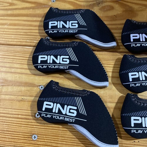 6 Stück Golf Eisen Kopfbedeckungen für Ping Window View Style Schlägerabdeckung - Bild 3 von 5