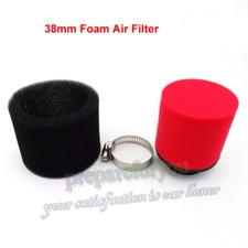 Foam Air Filter 38mm For 110 125cc Dirt Pit Bike ATV Quad GY6 50cc Moped Scooter