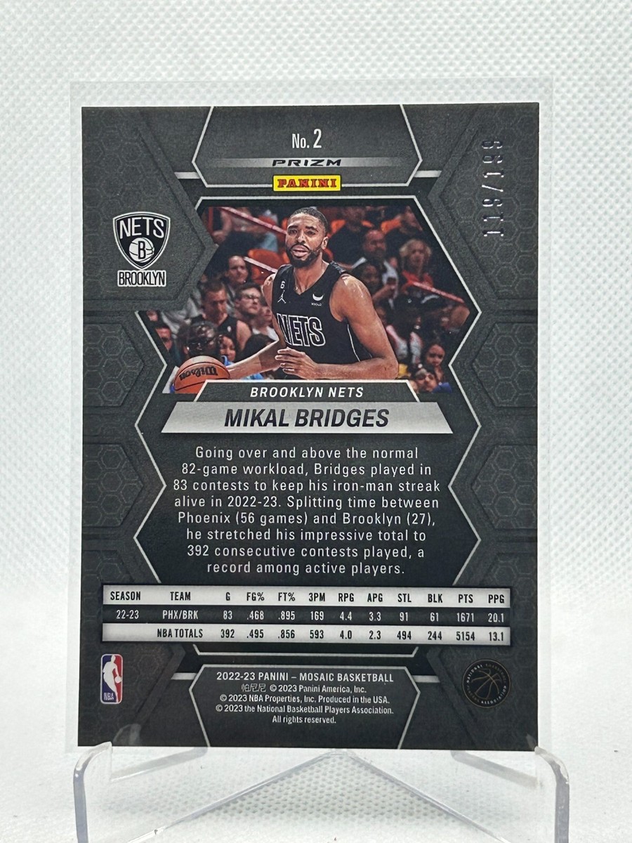 2022-2023 シティーエディション ブルックリンネッツ ミゲルブリッジス 2022-23 Panini Mosaic Mikal Bridges #2 Brooklyn Nets /199 SP | eBay