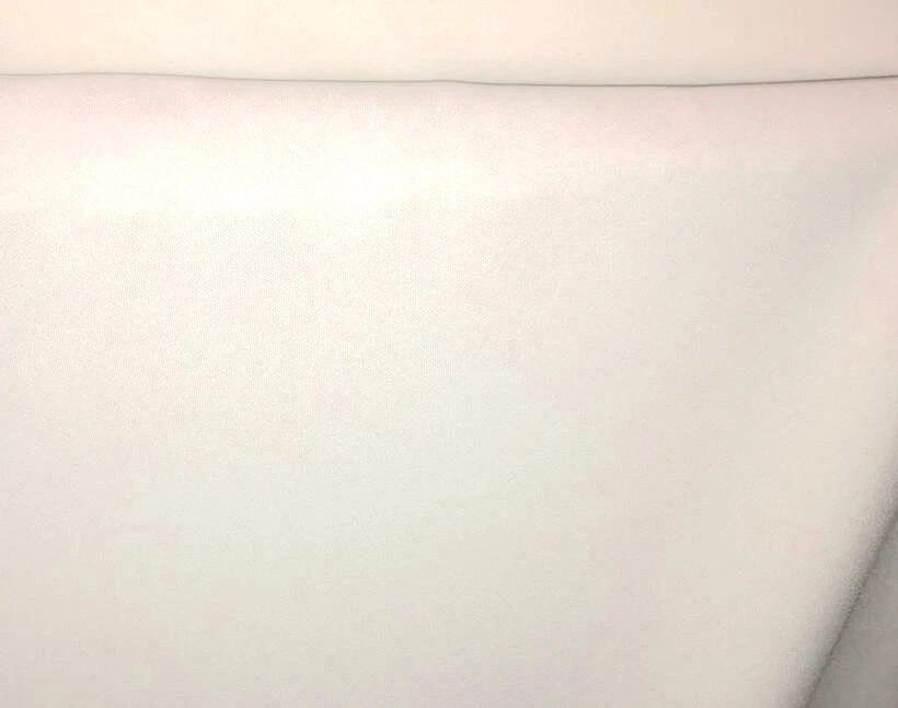 DOUBLE KNIT STRETCH SHINY FABRIC MED WEIGHT COLOR WHITE 60" WIDE BY THE YARD - Image 2 of 4