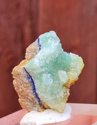 Lovely Natural Green,blue Aragonite Crystal From Afghanistan _15 GM - Picture 3 of 14