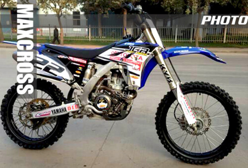 YAMAHA WR450F 2012-2015 YZ250F 2010-2013 MAXCROSS GRAPHICS FULL FULL KIT DECALS - Picture 4 of 4