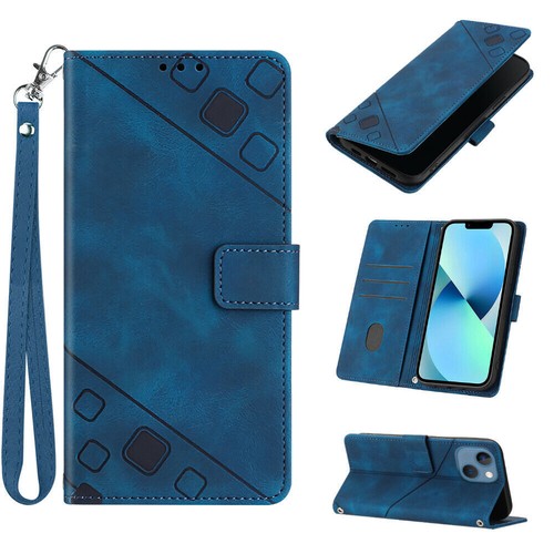 Strap Leather Flip Wallet Phone Case For Samsung A54 A73 A53 A13 A23 A34 A14 5G - Picture 3 of 18