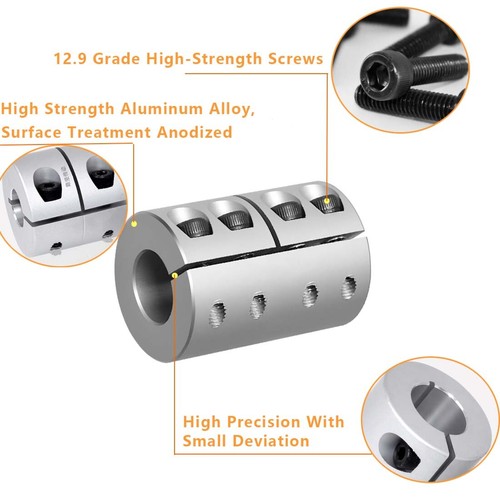 CNC Shaft Coupling Rigid Clamp Jaw Coupler Motor shaft Joint Connector D65*L80 - Picture 3 of 12