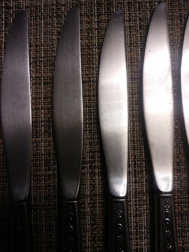 7 PCs Oneida West Bend FERNWOOD Stainless USA Silverware Flatware - Picture 4 of 6