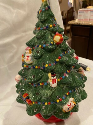 Chistopher Radko Ceramic Light Up Christmas Tree - New in original