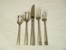 Lenox LANDMARK Platinum 18/10 Glossy Flatware SET 4 Knife Fork Spoon OR Serving