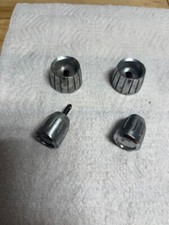 Ford - Pair 1963 64 65 66 67 Ford Chrome Metal Radio Knobs C1sf-18830-b 10556