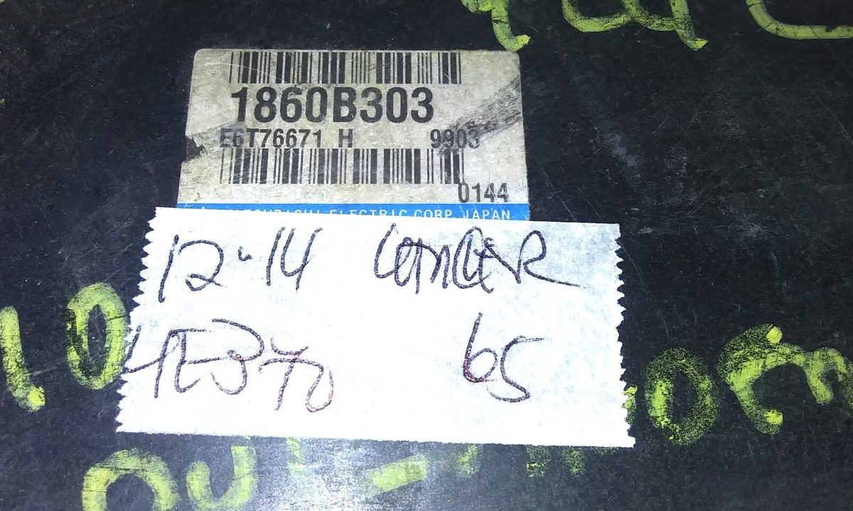 メモリー③ 2010 Mitsubishi 2.4L Federal Engine Control Module ECU ECM