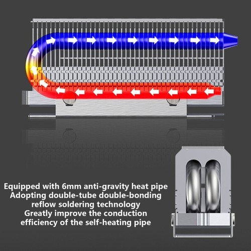 M.2 2280 SSD Cooling Plate Metal Heat Sink for Computer Cooling Components - Afbeelding 5 van 8